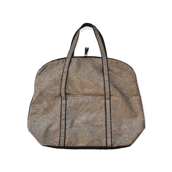 🔃Victoria's Secret Gold Glitter Tote Bag - Picture 3 of 6